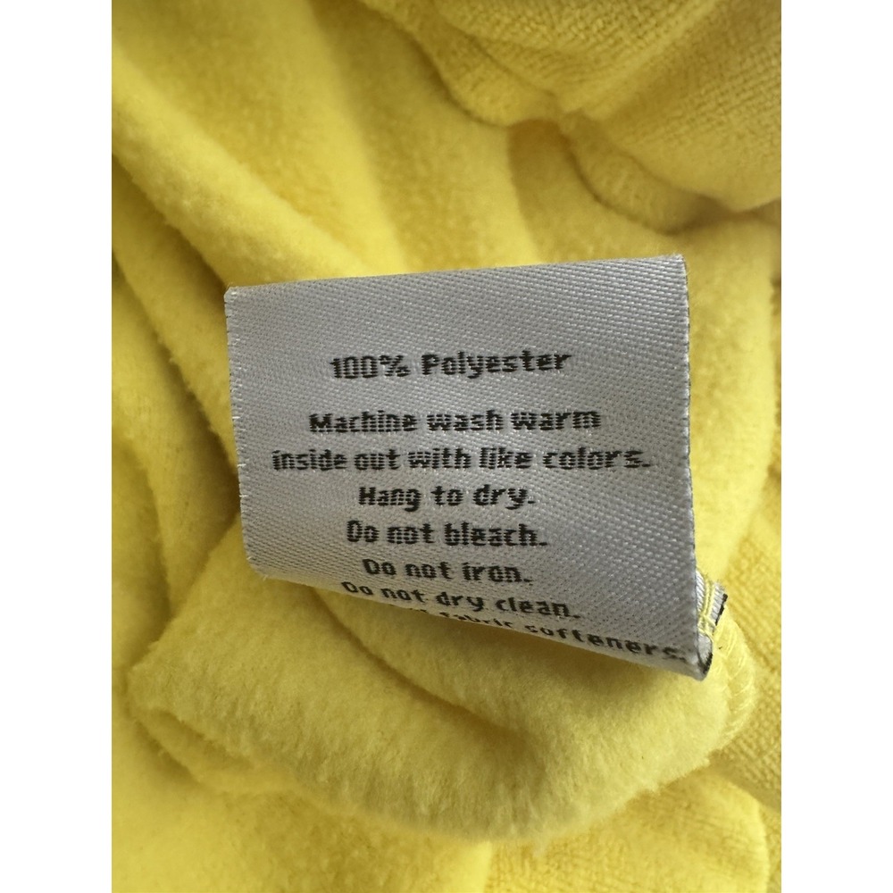 Dudley Stephens Yellow Terry Cloth Mock Neck Sweatshirt‎ Size Small - Picture 4 of 4